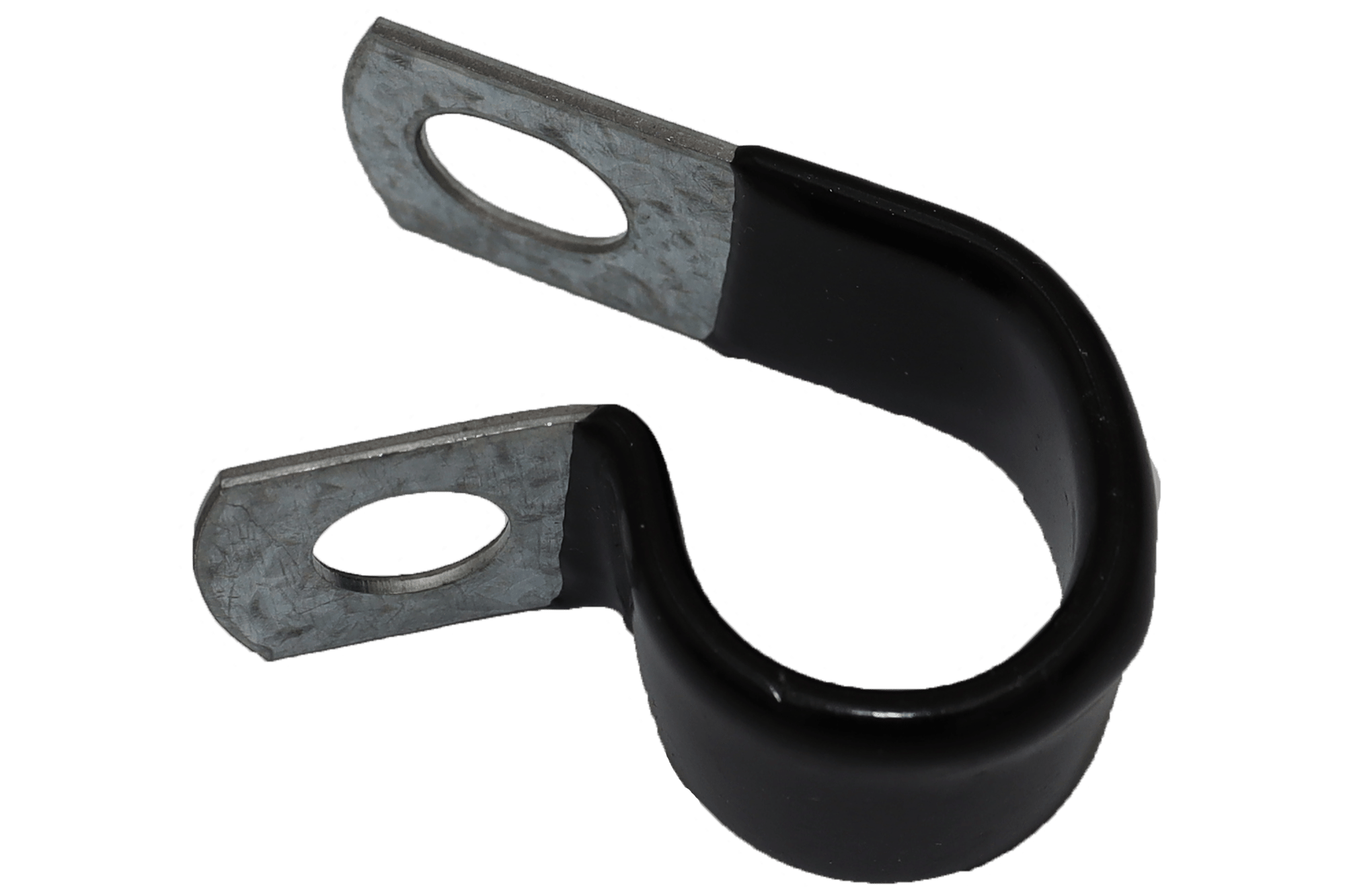 170-1612 Vinyl-Coated Galvanized Steel Clamp Three Quarter Inch Quarter Inch Mtg