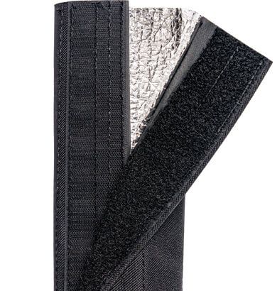 black poly radiant lined