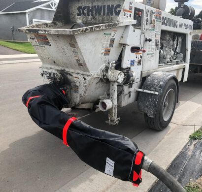 Concrete pump cover