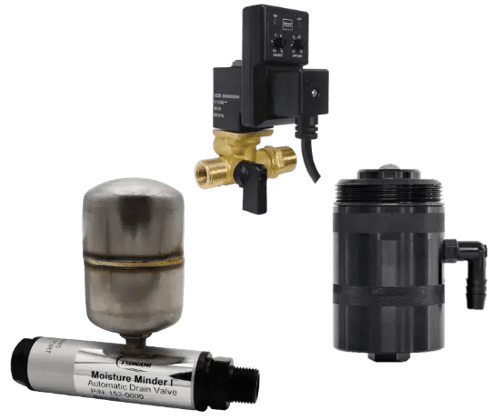 Drains for compressed air systems
