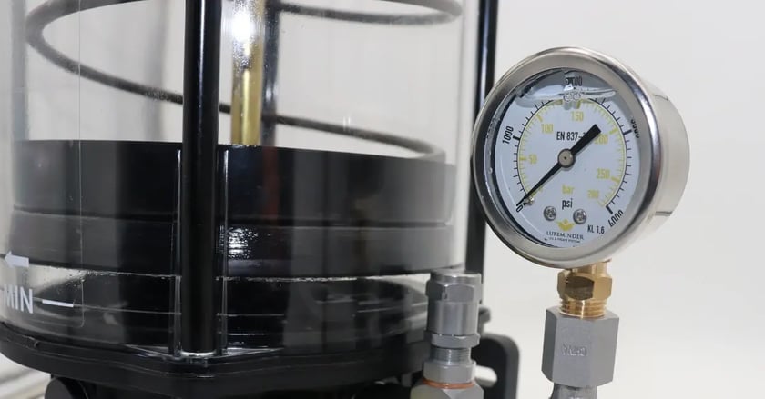 Close up of LM pump