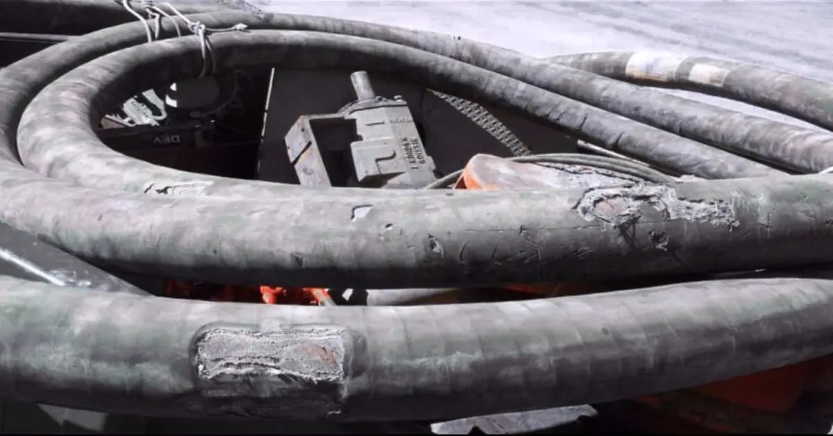 Critical hose abrasion