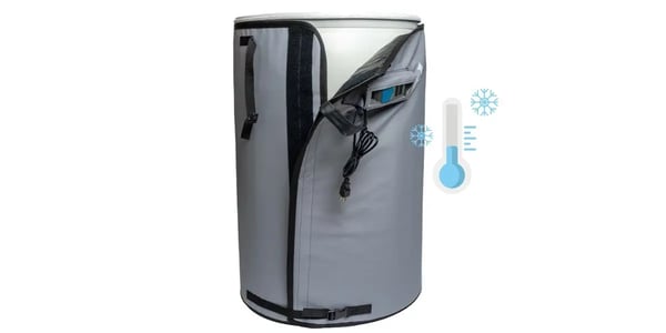 Drum heater in the cold