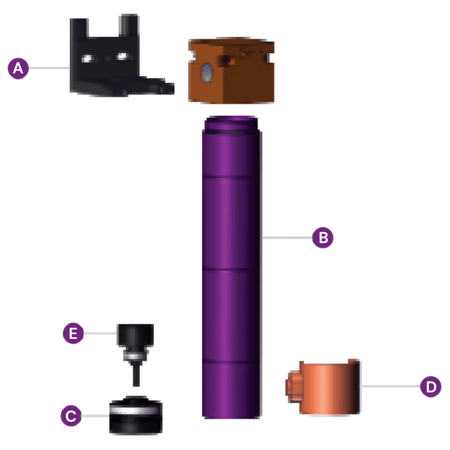 Filtration hardware labeled