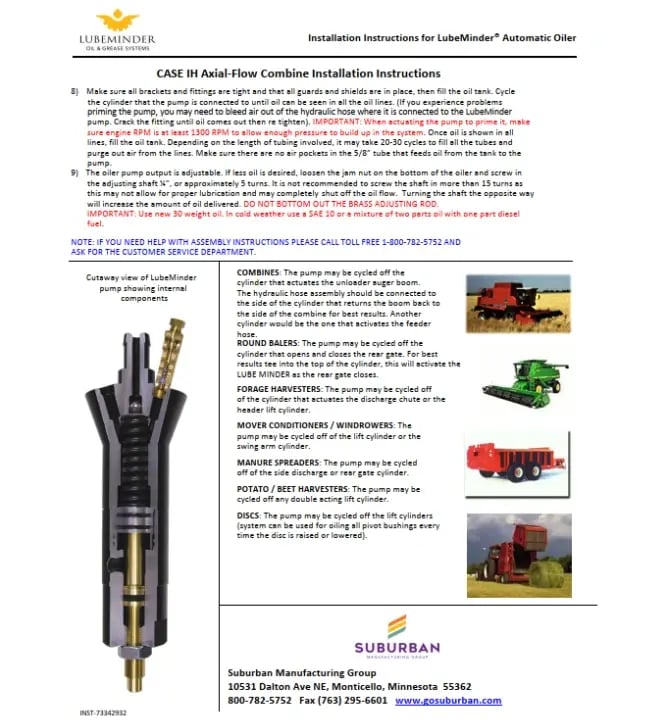 Axial Flow Combine 5130, 5140, 6130, 6140, 7130,7140