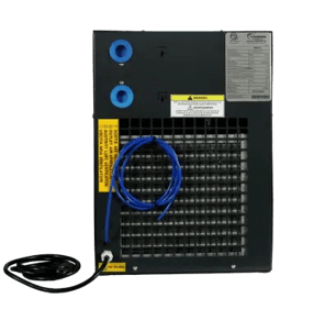 Back of a non-cycling refrigerated dryer