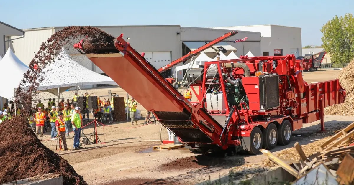 Rotochopper making mulch