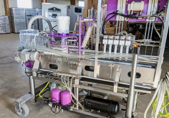 Tsunami compressed air system on a mobile cart Tsunami compressed air system on a mobile cart