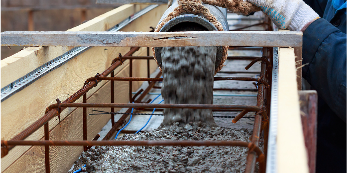 concrete pour