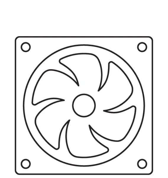 fan black