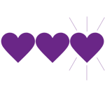 hearts for spray foam