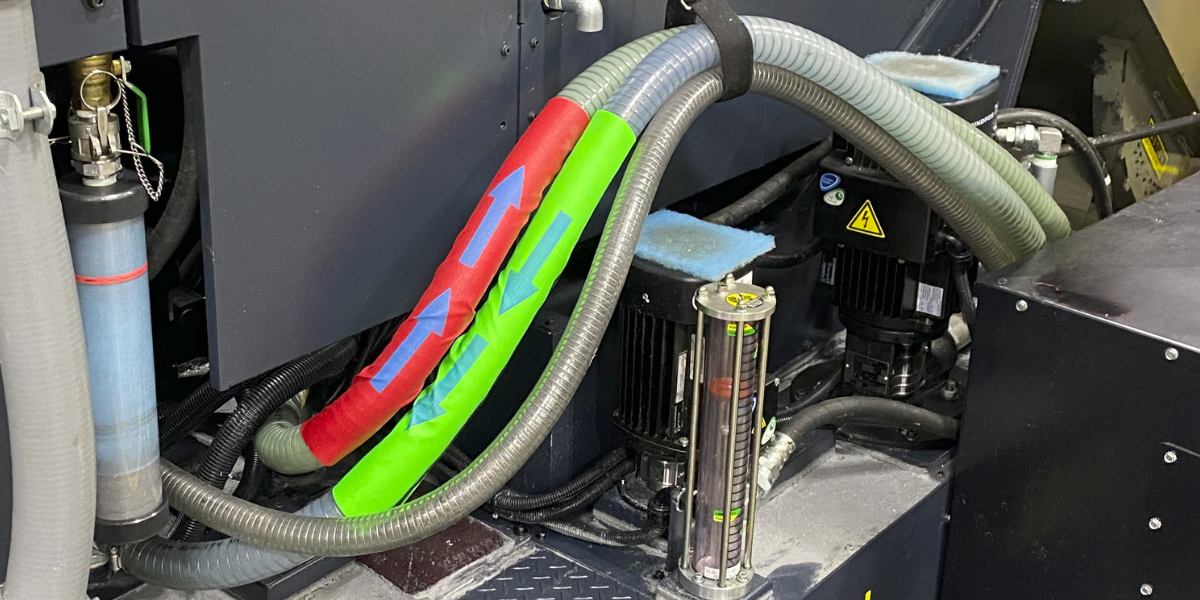 hose sleeves with custom colors_python signal sleeves