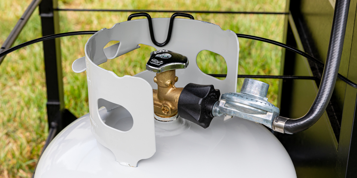 propane tank outdoors