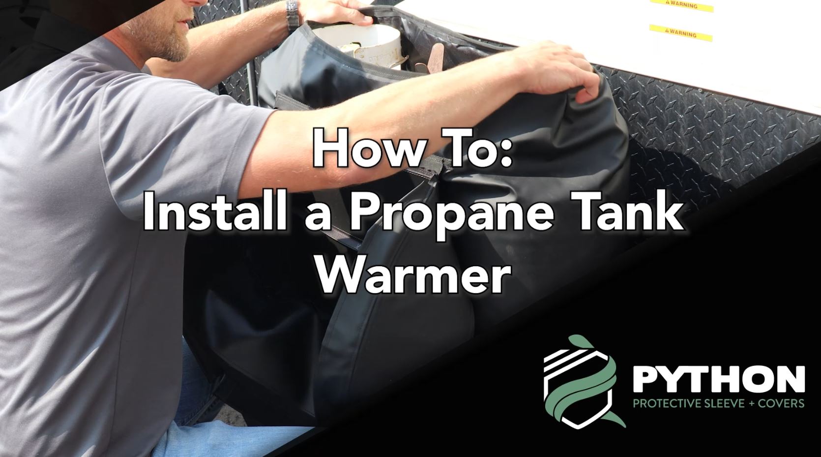 Propane tank warmer installation instructions
