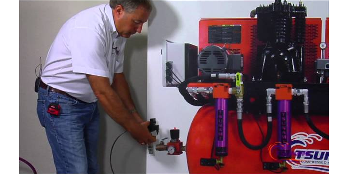 Remove Water in Compressor: Electronic Drain Valve