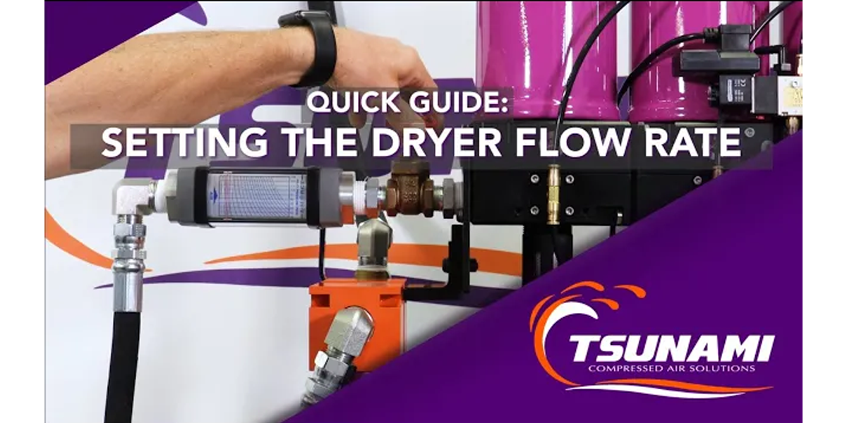 Dust Collector Regenerative Dryer - Setting the Flow Meter