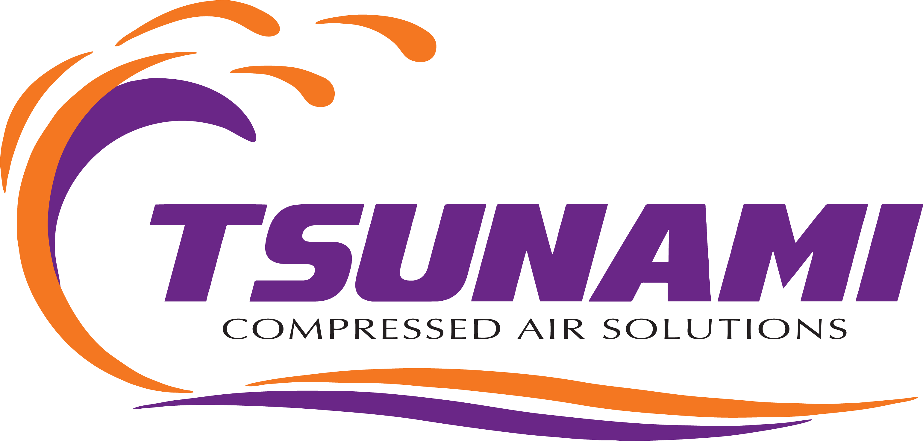 Tsunami Compressed Air Solutions LOGO PANTONE