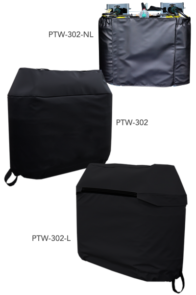 V2 Vertical Propane Tank Warmers and tank box labeled V2 Vertical Propane Tank Warmers and tank box labeled