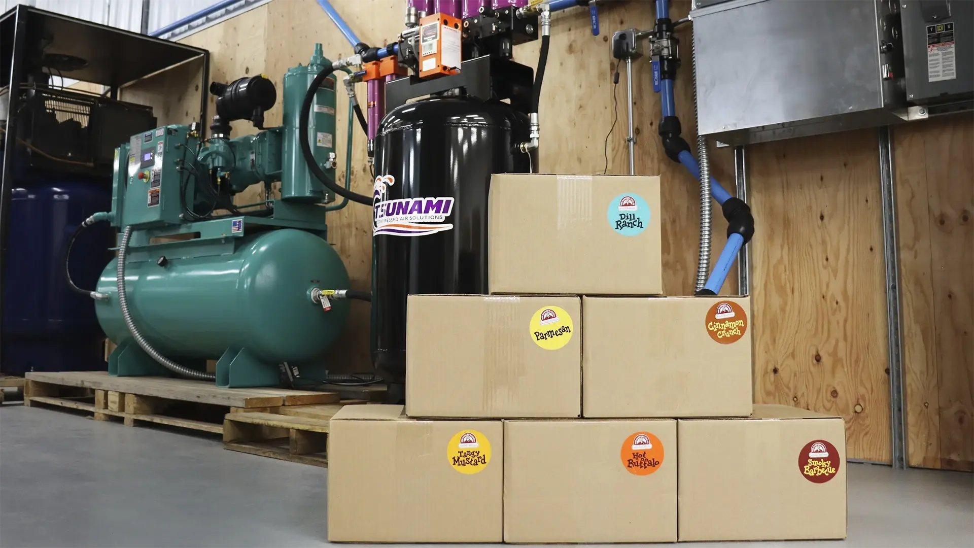 Von Hanson's Snacks Uses Air Dryers for Food Safety