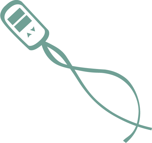 integrated cord controller clip art_python green
