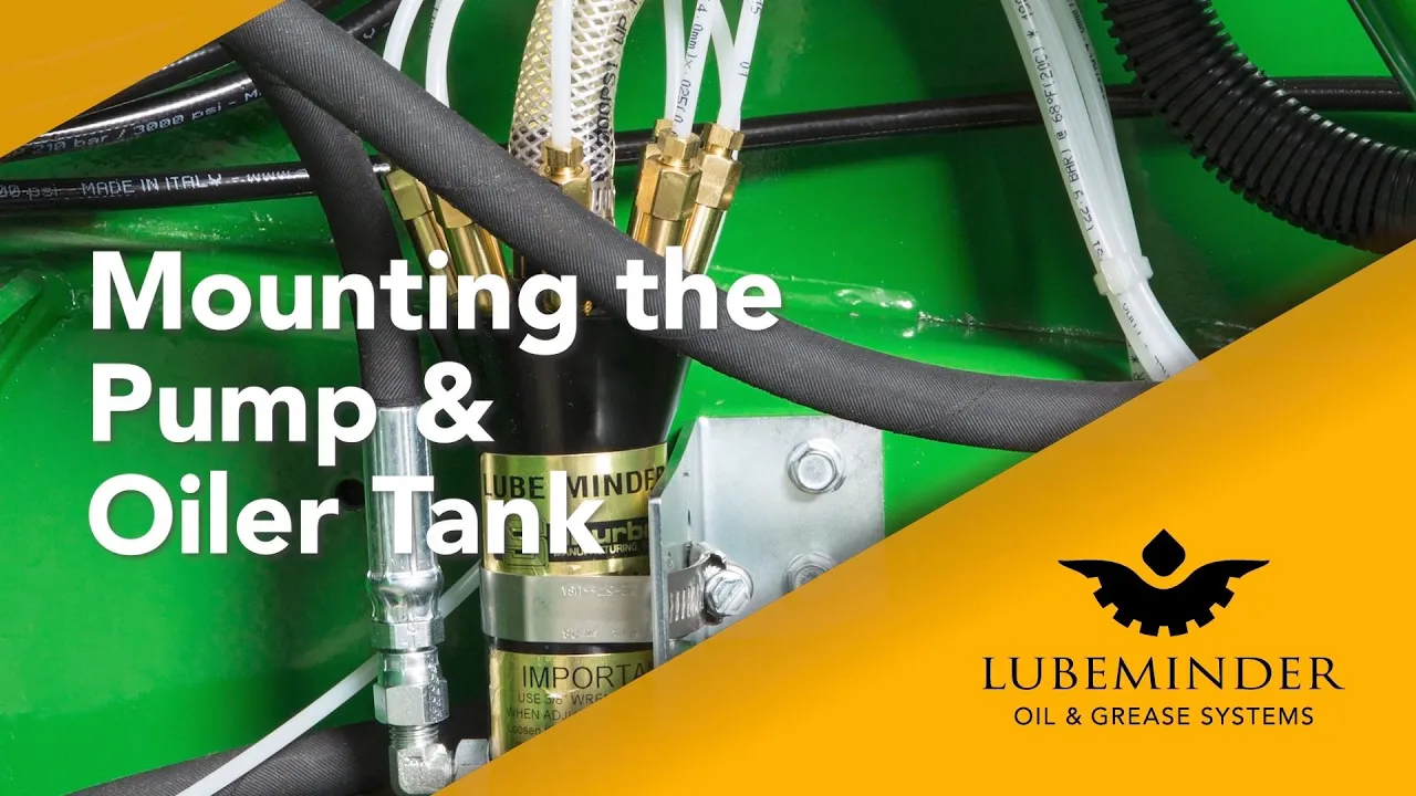 LubeMinder Installation | Mounting the Pump & Oiler Tank