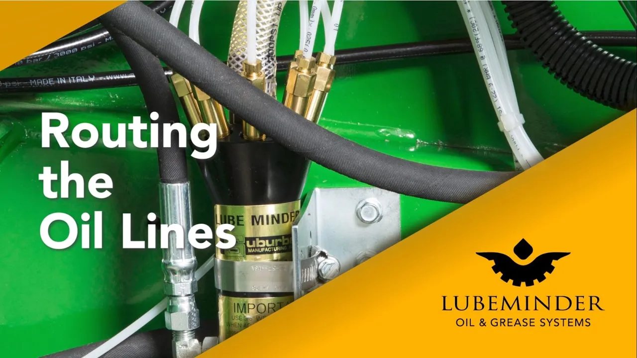 LubeMinder Installation | Routing the Oil Lines