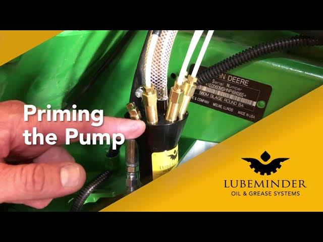 LubeMinder | Priming the Pump